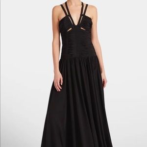 Anya Gathered Dropped Waist Gown